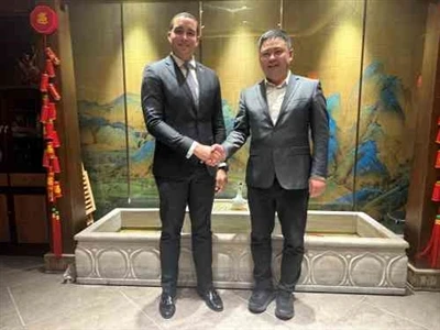 President Song And Dominican Ambassador To China José Julio Discuss A New Cha...