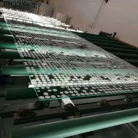 Silk Screen Painted Glass